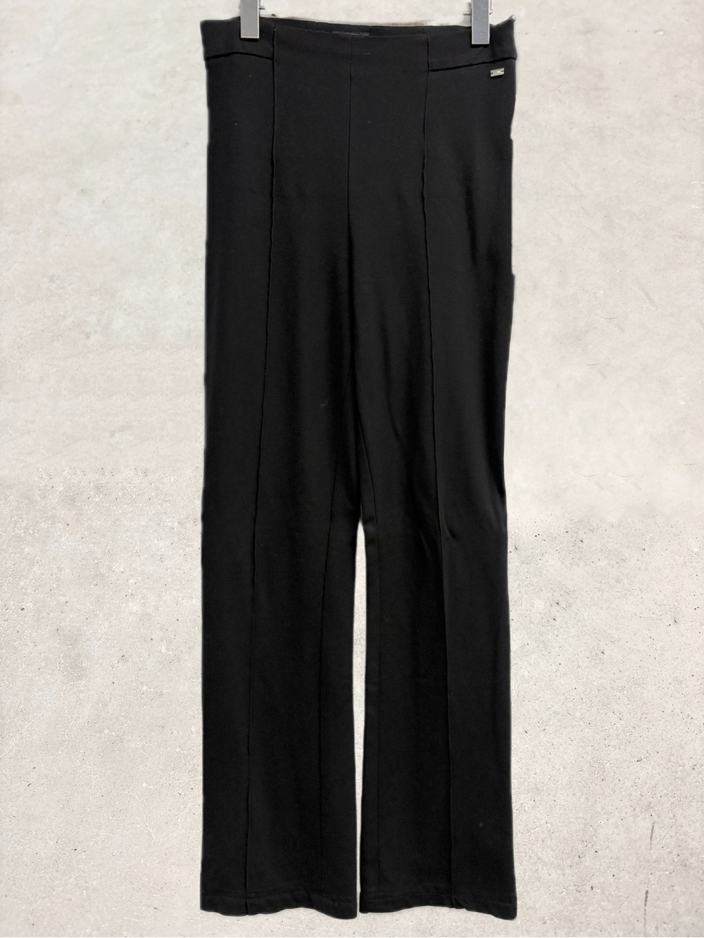 Escada Ponte Knit Flare Pants with pintuck